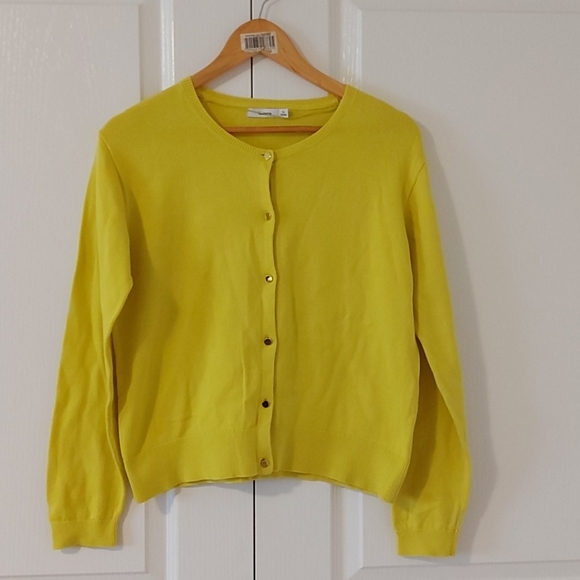 bossini Jackets & Blazers - Bossini Cardigan lime yellow